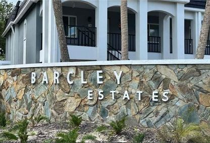 Barcley Estates Condo Community Sign