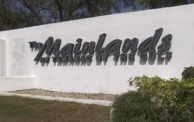 Mainlands of Tamarac, Pinellas Park Yard Sign